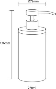 Grace white 350 ml δοχείο κρεμοσάπουνου Sealskin