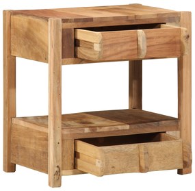 vidaXL Κομοδίνο 43x32x46 εκ. Ξύλο Μοναδικό