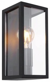 Απλίκα Φωτιστικό Τοίχου 1xΕ27 Μαύρο IP54 Gundula 31981 Globo Lighting 31981 Μαύρο