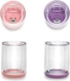 Ποτήρια 145ml (Σετ 2τμχ) Melii Pink-Purple