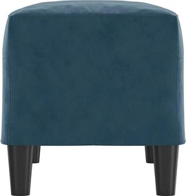 vidaXL Πάγκος Μπλε 70 x 35 x 41 εκ. Βελούδινος