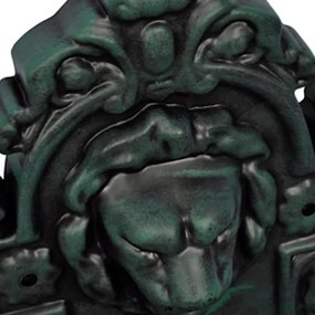 Σιντριβάνι Τοίχου με Θέμα Κεφάλι Λιονταριού - Πράσινο