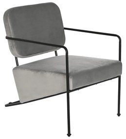 Κάθισμα DKD Home Decor Γκρι Μέταλλο 62 x 76 x 76 cm 55 x 71 x 72 cm