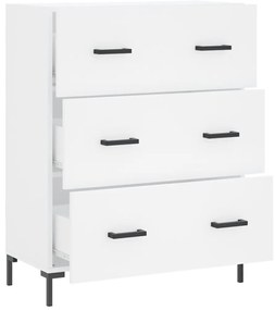 vidaXL Ντουλάπι Λευκό 69,5 x 34 x 90 εκ. από Επεξεργασμένο Ξύλο