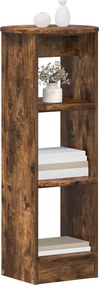 vidaXL Βοηθητικό ντουλάπι Καπνιστή Δρυς 40 x 40 x 100 cm