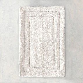 Πατάκι Μπάνιου (60x90) Rythmos Senna Λευκό