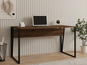 Γραφείο Καρυδί / Μαύρο FEZAS 140x70x74