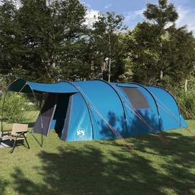 vidaXL Σκηνή Σήματος 4 Ατόμων 4 ατόμων Μπλε και Γκρι