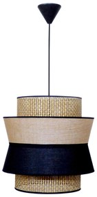 Φωτιστικό Οροφής Μονόφωτο Heronia HK/80 14-0324 Brown/Black