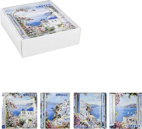 Σετ σουβέρ Greece 4τμχ - Coaster set 4pcs