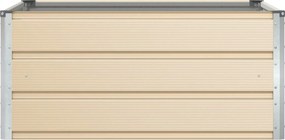 vidaXL Γλάστρα Ελεφαντόδοντο 100 x 100 x 45 cm Ατσάλι