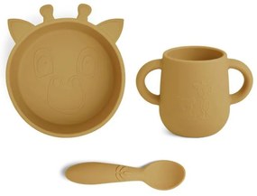 Nuuroo Ebba σετ σιλικόνης 3τμχ Dusty Yellow