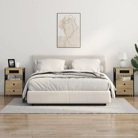 vidaXL Κομοδίνο Sonoma Δρυς 40 x 31 x 60 εκ. Επεξεργασμένο ξύλο