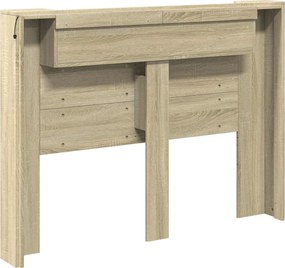 vidaXL Κεφαλάρι Δρύς Sonoma 140 x 16,5 x 103,5 cm Επεξεργασμένο ξύλο