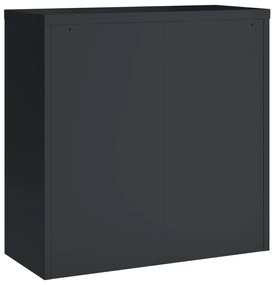 vidaXL Αρχειοθήκη Ανθρακί 90 x 40 x 90 εκ. από Ατσάλι