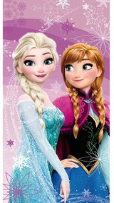 Πετσέτα Παιδική Βελουτέ Frozen 48 Lila Viopros Body 70x140cm 100% Cotton
