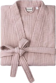 Unisex Bathrobe Kimono - Powder Powder