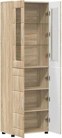 vidaXL Highboard FLORIN 60 x 35 x 182 εκ. Δρύς Sonoma