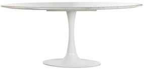 Τραπεζαρία Home ESPRIT Λευκό Μέταλλο Μάρμαρο 180 x 100 x 76 cm