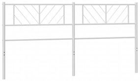 vidaXL Ανταλλακτικό κεφαλάρι Λευκό 200 εκ. Μεταλλικό