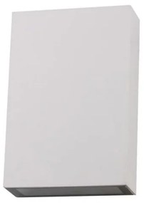 Απλίκα Φωτιστικό Τοίχου 2xLED 2W IP65 3000K Λευκό E216 Zambelis-E216-Λευκό E216