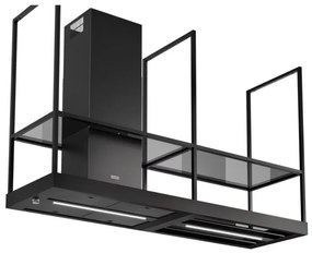 Franke Mythos FMY BK MATT F180 Απορροφητήρας Κεντρική Καμινάδα 180cm Μαύρος
