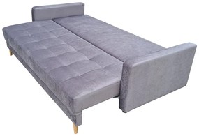 Καναπές κρεβάτι Independence 102, Αριθμός θέσεων: 3, Αποθηκευτικός χώρος, 95x216x93cm, 83 kg, Πόδια: Πλαστική ύλη, Ξύλο, Ξύλο: Οξιά | Epipla1.gr