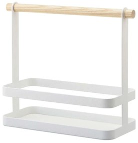 Βάση Οργάνωσης Για Λαδόξιδο LBTYMZK2420 24x10x20cm Natural-White Yamazaki Steel,Wood