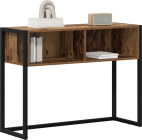 vidaXL End Table Παλιό Ξύλο 100 x 36 x 75 εκ. Επεξεργασμένο ξύλο