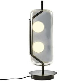 Φωτιστικό Επιτραπέζιο 701CHD1716 Φ15x42cm 2xG4 1,5W Black Opviq