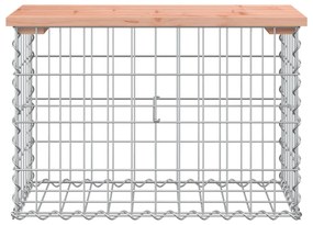 vidaXL Πάγκος Κήπου Συρματοκιβώτιο 63x31,5x42 εκ. Μασίφ Ψευδοτσούγκα