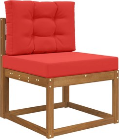vidaXL Μαξιλάρι Καναπέ Εξωτερικού Χώρου 2 pcs Κόκκινο Πολυεστέρας