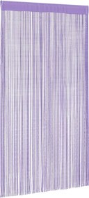 vidaXL Κουρτίνες με Κρόσσια 2 τεμ. Μοβ 140 x 250 εκ.