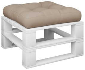 vidaXL Μαξιλάρι Παλέτας Taupe 60 x 61,5 x 10 εκ. Υφασμάτινο