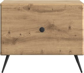 vidaXL Τραπεζάκι σαλονιού Artisan Δρυς 49 x 50 x 40 εκ
