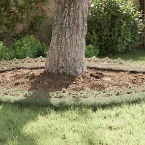 vidaXL Περιγράμματα γκαζόν 20 pcs Ασημί 103 x 0,05 x 22 εκ