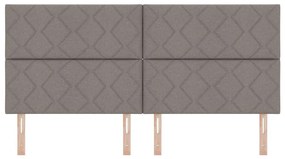 vidaXL Κεφαλάρι Taupe 200 cm ύφασμα
