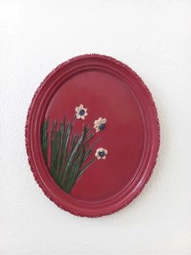 Stewehome οβάλ διακοσμητικό τοίχου από πέτρα 21x17 cm