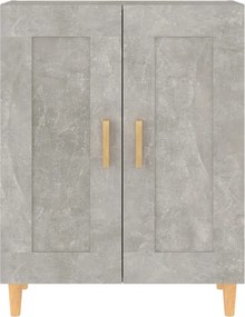 vidaXL Ντουλάπι Γκρι Σκυροδέματος 69,5x34x90 εκ. Επεξεργασμένο Ξύλο