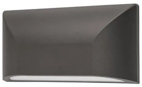 Απλίκα Φωτιστικό Τοίχου LED 6W 4000Κ IP65 Slim Pro Eurolamp-145-52077-Ανθρακί 145-52077