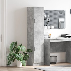 vidaXL Μπουφές Γκρι Σκυρόδεμα MDF με εφέ σκυροδέματος Κανονικό Πόρτες