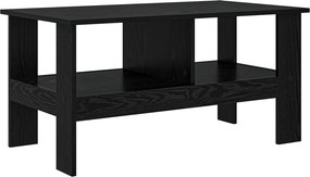 vidaXL Τραπεζάκι σαλονιού Μαύρη Οξυά 90 x 50 x 45 cm