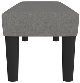 vidaXL Πάγκος Σκούρο Γκρι 100x30x30 εκ. Υφασμάτινος
