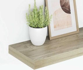 vidaXL Ράφι Τοίχου Χρώμα Δρυός 60x23,5x3,8 εκ. MDF