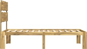 vidaXL Μονό Κρεβάτι με Κεφαλάρι ROSTOCK Λευκό 75 x 190 cm