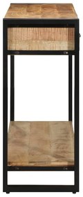 vidaXL Τραπέζι κονσόλας Καφέ 120 x 33 x 75 εκ Μασίφ ξύλο μάνγκο