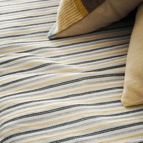 ΡΙΧΤΑΡΙ ΠΟΛΥΘΡΟΝΑΣ 180x180cm GOFIS HOME - CLOVER GREY/YELLOW 334/01