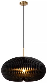 Φωτιστικό Κρεμαστό Lucide 42401-52-30 ARMONI Μαύρο Ματ (Black Mat)|Χρυσό Χρώμα (Gold Coloured)