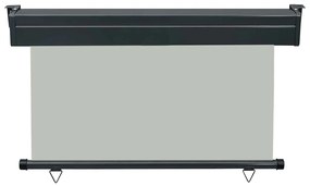 vidaXL Σκίαστρο Βεράντας Πλαϊνό Γκρι 125 x 250 εκ.