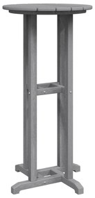 vidaXL Bar Table Ανοιχτό Γκρι 55x55x107 εκ. HDPE